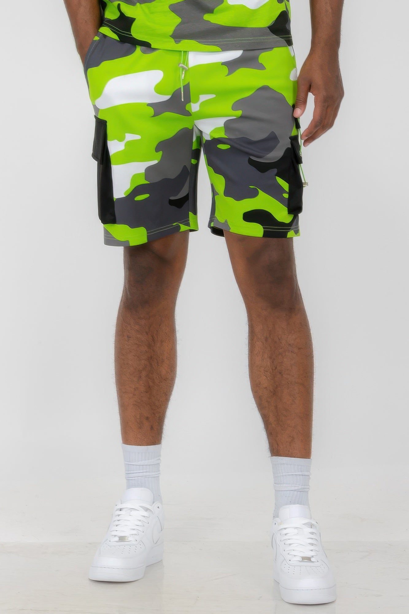 Men's Full Camo Sweat Shorts