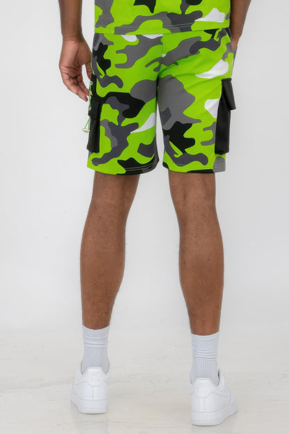 Men's Full Camo Sweat Shorts