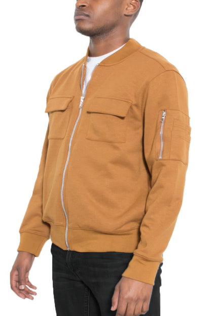 Cotton Zip Up Light Weight Jacket