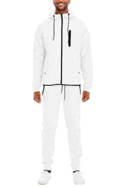 Men's Full Zip Sweat Pant Sweat Set