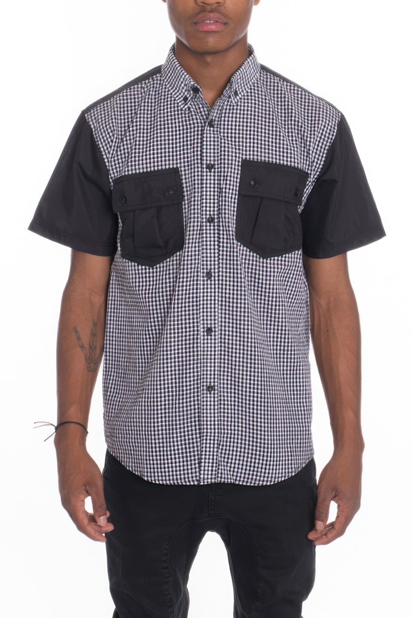 Men's Casual Short Sleeve Button Down Shirts