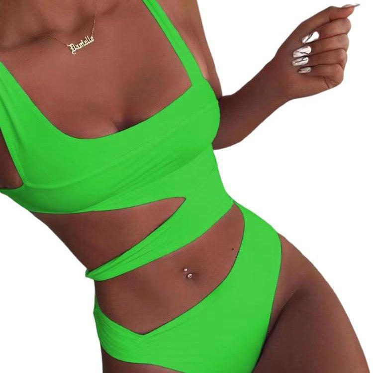 Women Beachwear Monokini Plus Size Bodysuit Swimwear One Piece