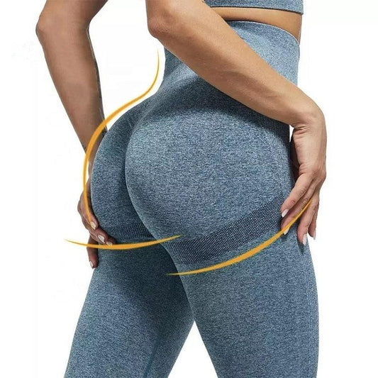 Women Workout High Waist Seamless Flexibility Scrunch Butt Sports Leggings