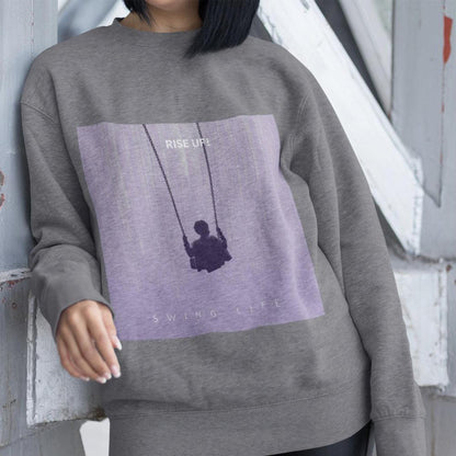 Womens Purple Logo Sweatshirt