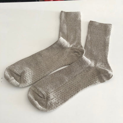 2022 Hot Pure Natural Hemp Fiber Mid Tube Socks For Man Jacquard Knit Soft Can Be Customized Wholesale Zero Additive Hemp Socks