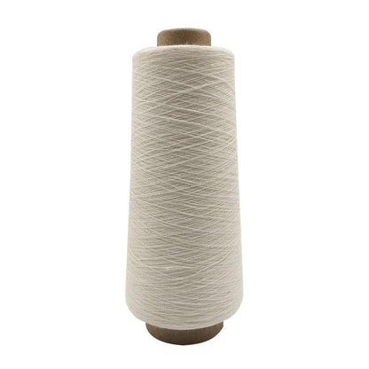 3/48NM semi bleached hemp clothing knitted baby romper knit headband linen yarn