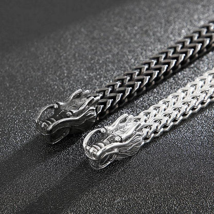 Double Dragon Chain Bracelet