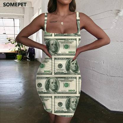 Dress Print Money | Dollar Ladies Clothing | Dress Dollar | Dollar