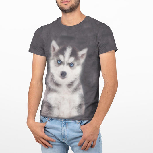 Men's Husky Puppy T-shirt