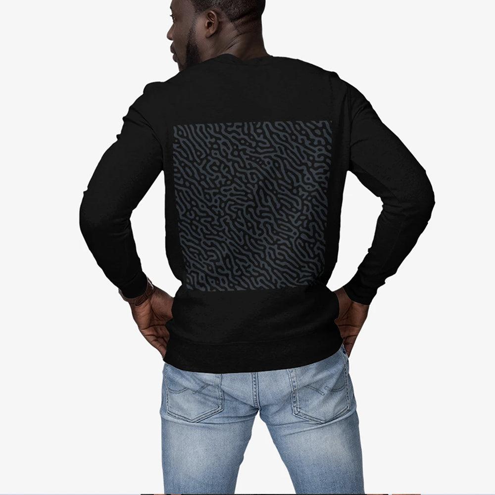 Mens ND Sweatshirt with Swirl Back Design