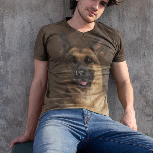 Men's Puppy German Shepherd T-shirt
