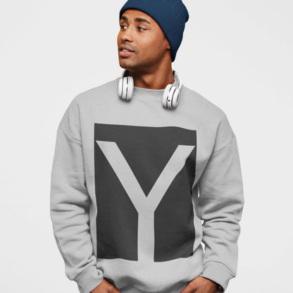 Mens Y Logo Crewneck Sweatshirt