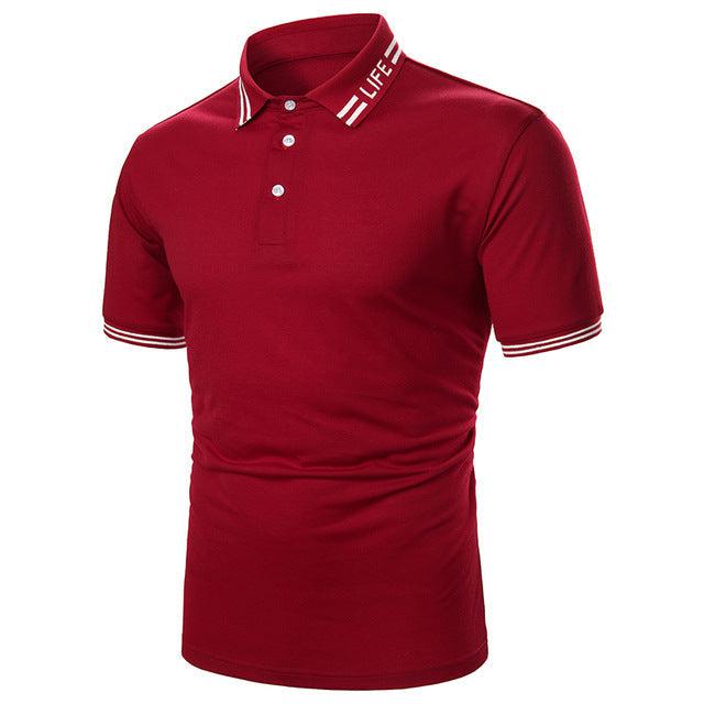 New Design plain t shirt Mesh Printed Men's Polo Shirts For Men