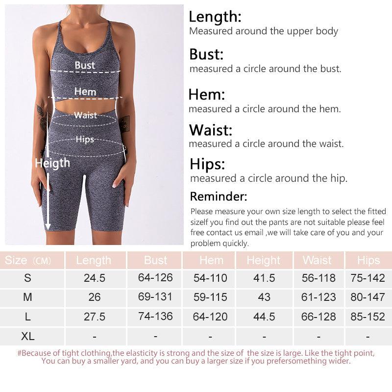 Professional Seamless Quick Dry Gym Outfit Fitness Clothing 2 Pieces Women Workout Sets Yoga Suit