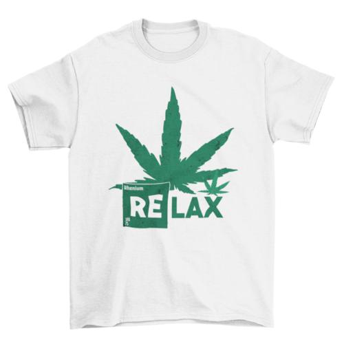Relax Hemp Leaf T-shirt