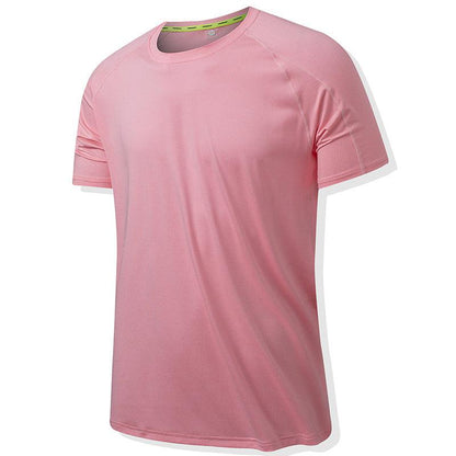 Summer Colorful Moisture Wicking Sweat Clothing Jersey Sports Outdoor Casual Running Tee Shirt