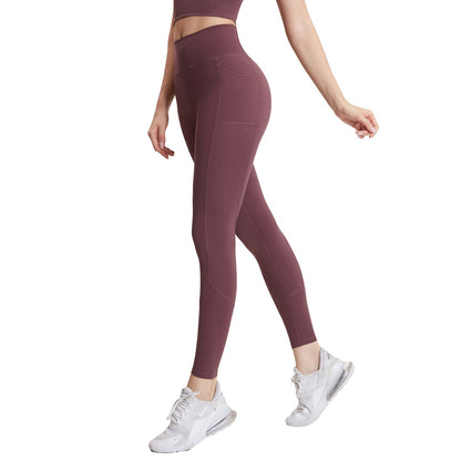 Wholesale Plus Size Workout Sport Gym High Waist Fitness Athleisure Leggings Custom Women Yoga Pants Leggings With Side Pockets